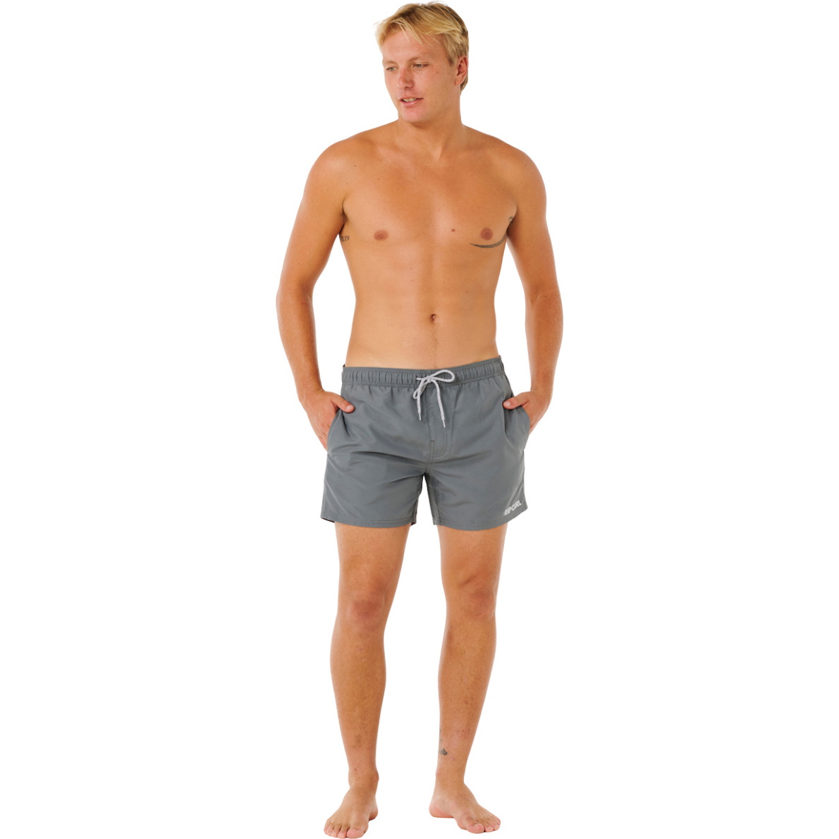 2026 Rip Curl Mens Streamline Offset Volley Boardshorts 0EQMBO - Moss